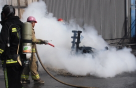 مانور مشترک امداد و نجات و آتش نشانی شرکت فروسیلیس غرب